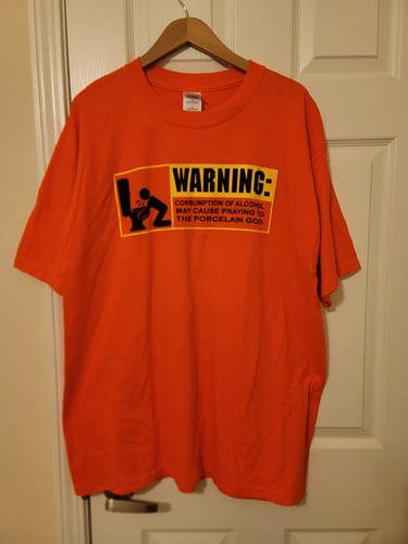 Y2K Orange Tshirt For Fun Size XL