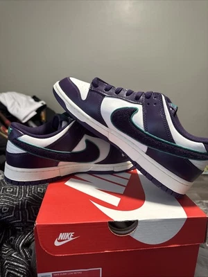 Nike Dunk “Chenille Swoosh” Sail/Grand Purple - Image 1 of 4