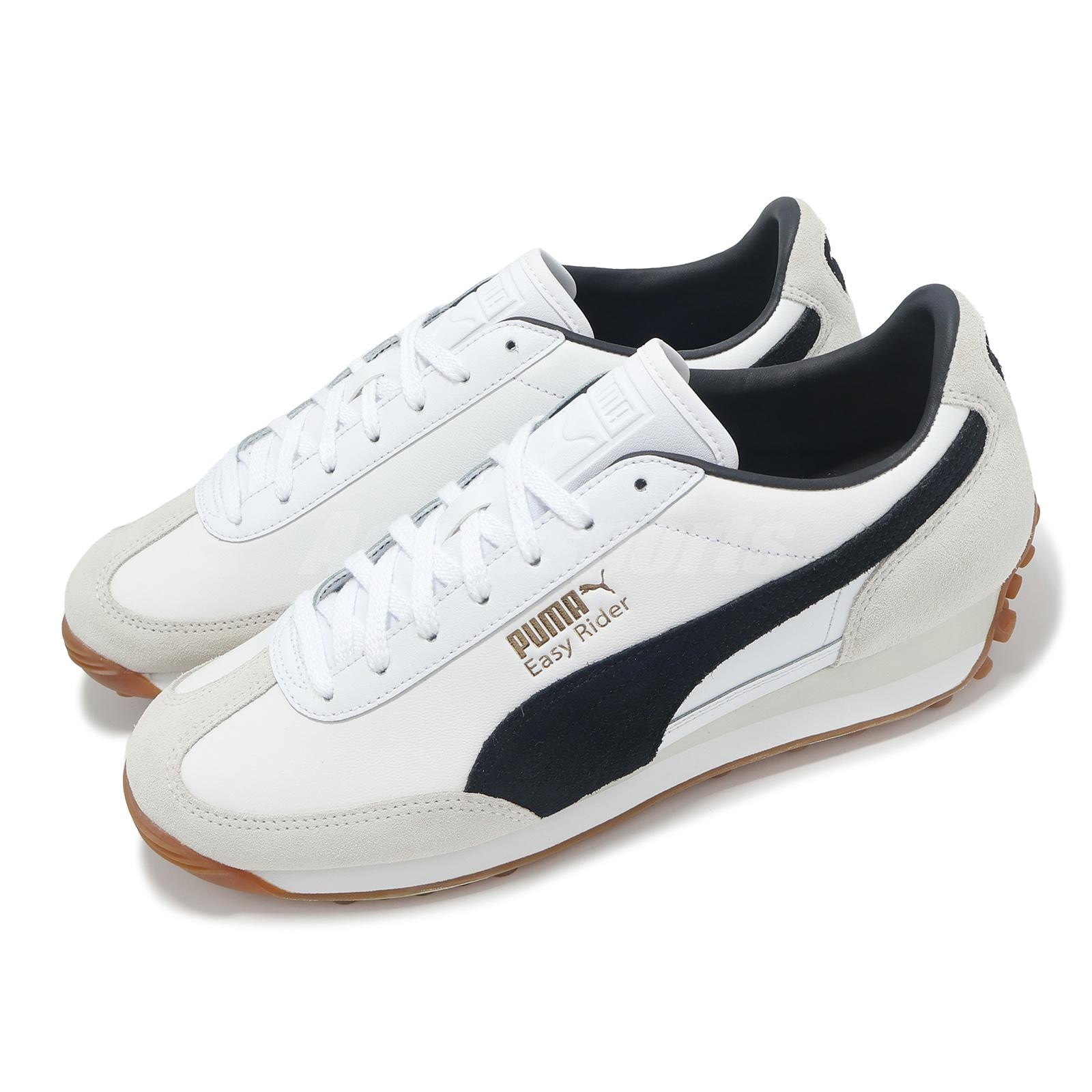 Puma Easy Rider Mix White Black Beige Men Unisex Casual Shoes 399025-01
