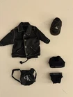Barbie Doll "CK Calvin Klein" Windbreaker Bloomingdale Jacket Set, 1990s Vintage