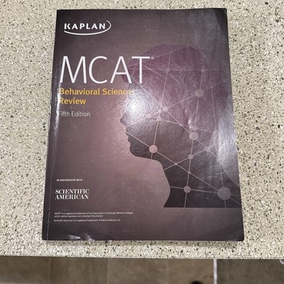 Behavioral Sciences Review 5th Edition Kaplan MCAT