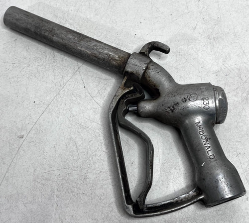 Vintage McDonald Dubuque Fuel Nozzle – Model PL 230 – Gas Pump Handle