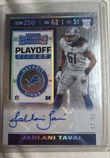 2019 Panini Contenders - Rookie Ticket Jahlani Tavai #226 Playoff Ticket /99...