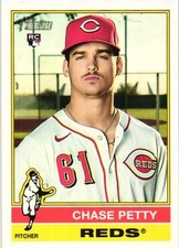 Chase Petty - Cincinnati Reds - Rookie - 2026 Topps Heritage High Number #607