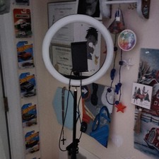 LED Ring Light Portable Studio Lighting Kit with Tripod Stand, White, 1 Unit