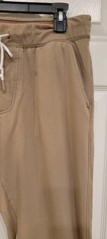 Pantalones de salón grandes vintage resistentes a la intemperie para hombre marrón.    Foto 3 de 4