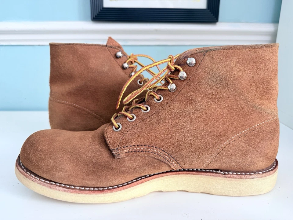 Men's brown suede boots Red Wing 8181 size 45 US 11 1/2 UK 10 1/2  - Image 4 of 4