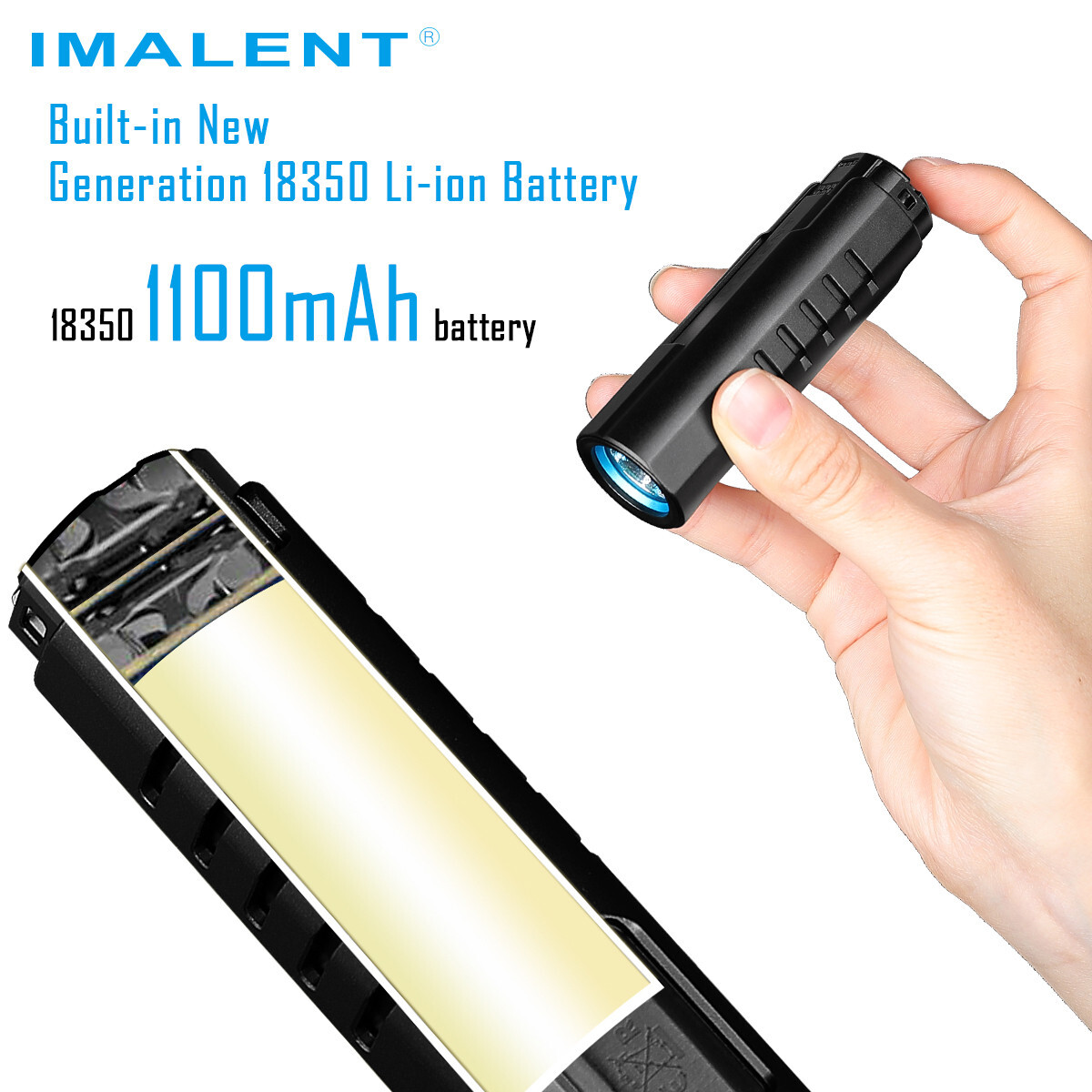 IMALENT LD70 4000 Lumens OLED Display USB Rechargeable EDC