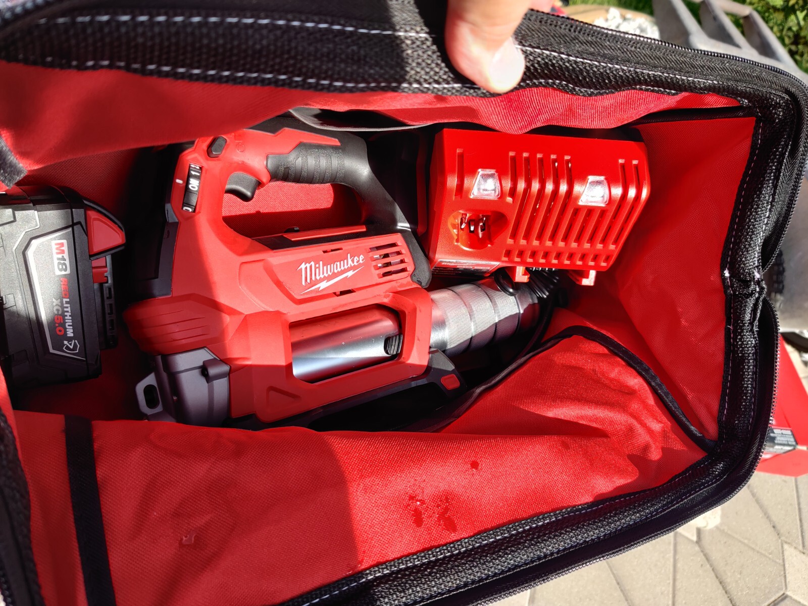 Milwaukee M18 Grease Gun Case Milwaukee M18 Cordless Grease Gun