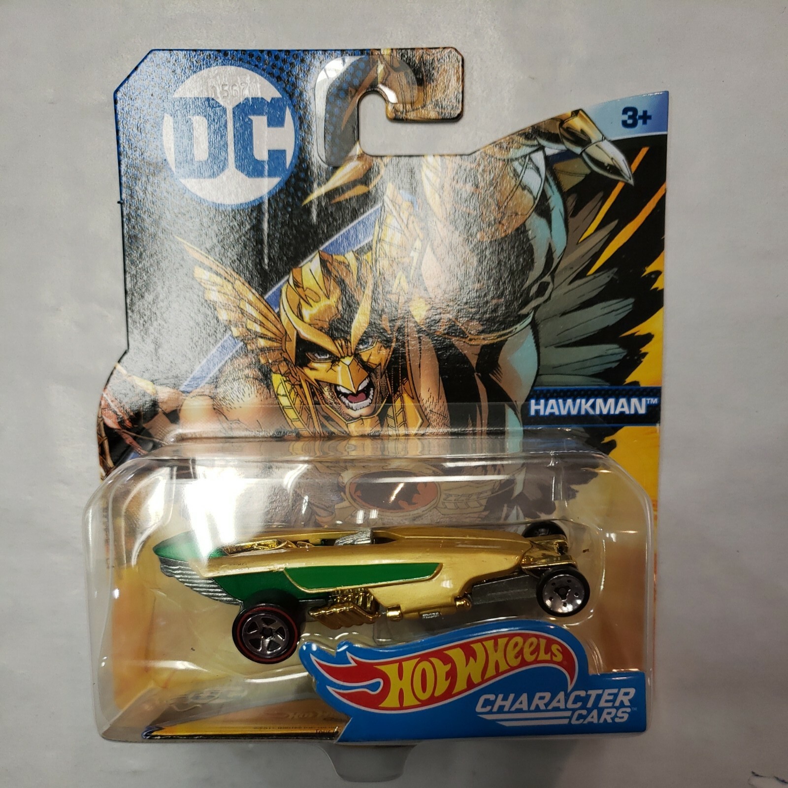 Hot Wheels 1/64 Hawkman Dc Characters Cars - Voiture Collection Dorée 2021