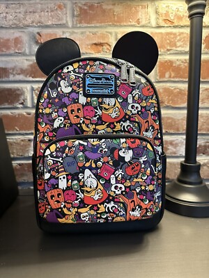 Brand new Disney parks lounge fly Halloween snacks backpack Disney Parks Mickey Halloween Snacks Treats Loungefly  main image 4