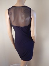 windsor black dress, beaded dress, sexy back, size small