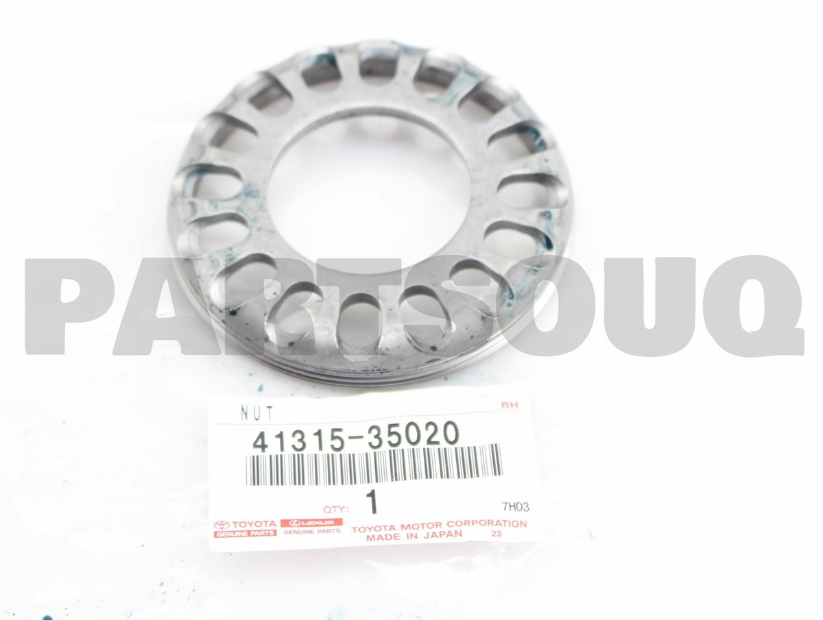 4131535020 Genuine Toyota NUT, FRONT DIFFERENTIAL BEARING
