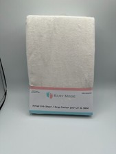 BABY MODE COTTON FITTED CRIB SHEET NEW