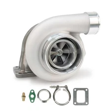 GT3582 Cast Wheel TurboCharger Journal Bearing 0.82A/R T4 Undivided+Flange&Clamp