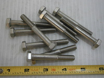 Machine Screw Bolt M8 x 60 Hex Cap Stainless Steel DIN 931 lot of 5 #1960