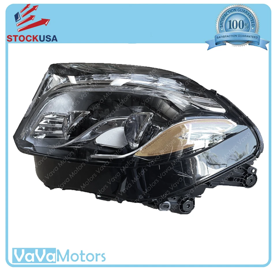 Fits 2017 2019 Mercedes GLS Class Full LED Projector Headlight Assembly Driver - Image 2 of 4