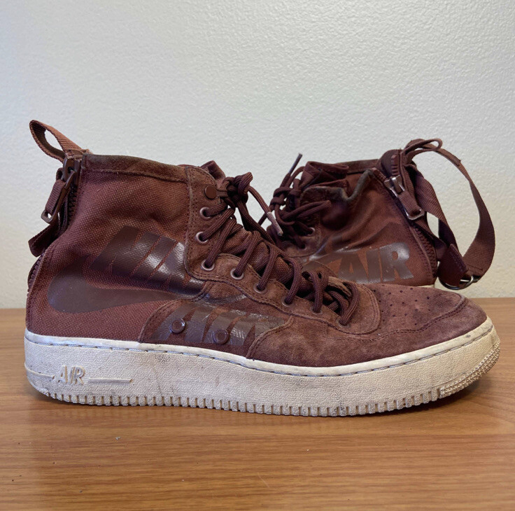 Nike SF Air Force 1 Mid Pueblo Brown Clay Size 10 Sneakers