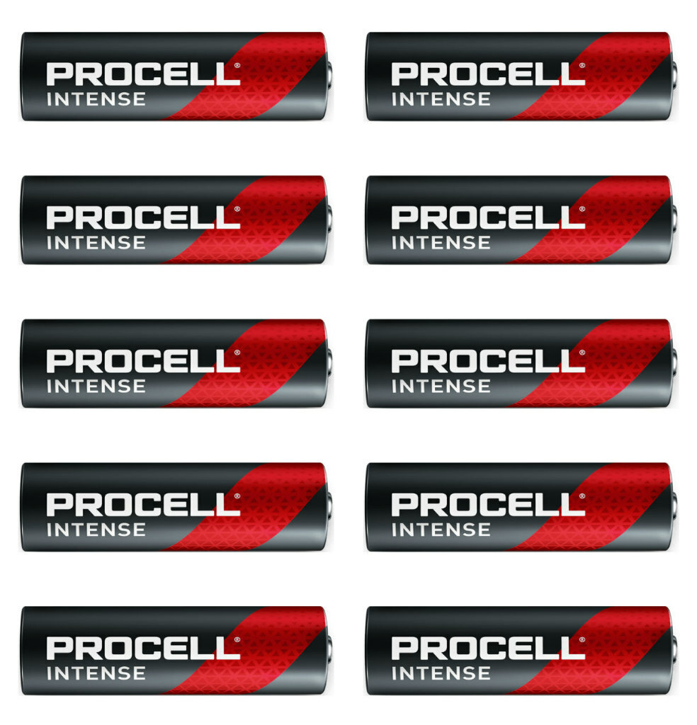 Procell MN1500INT/10 'Intense' Battery 1.5V AA (LR6) PX1500 (Pack of 10)