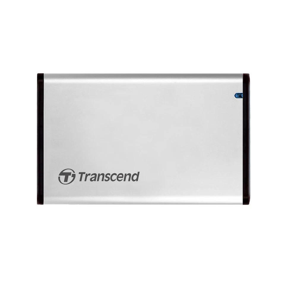 Transcend Leergehäuse SSD HDD Festplatte Gehäuse Storejet 2,5Zoll USB 3.1 silber - Bild 2 von 2