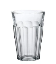 Duralex Picardie 12 Ounce Clear Drinking Cups Set of 6 Stackable Glasses