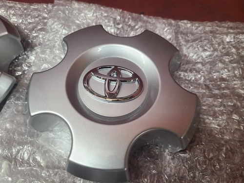 2007-2017 FOR Toyota Tundra Sequoia Center Cap Hubcap Silver 42603-0C070 SET 4 - Picture 4 of 7