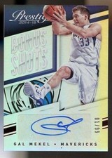 2014-15 GAL MEKEL BONUS SHOTS AUTOGRAPH #01/99 - DALLAS MAVERICKS RARE AUTO 1/1