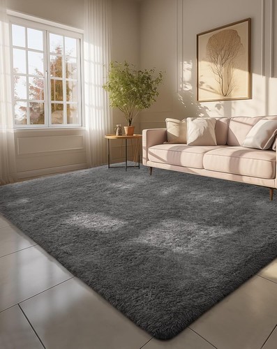 Ultra Soft Fluffy Shag Carpet - Ideal for Spacious Bedroom and Living Room Areas - Picture 57 of 118