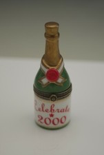 PHB CELEBRATE 2000 BOTTLE OF CHAMPAGNE PILL BOX 