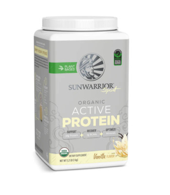 Sunwarrior Pre & Post Workout Active Protein Vegan Vanilla Protein 2.2lbs