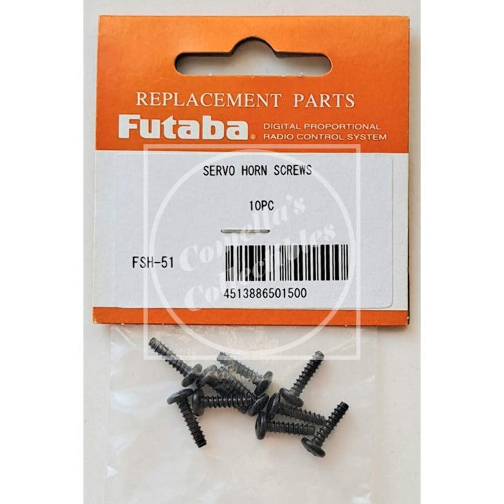 Futaba 2.6 x 10mm Self Tapping Servo Horn Screw (10 pcs) FSH-51 | eBay