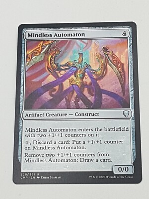 Magic the Gathering Einzelkarte Mindless Automaton bespielt
