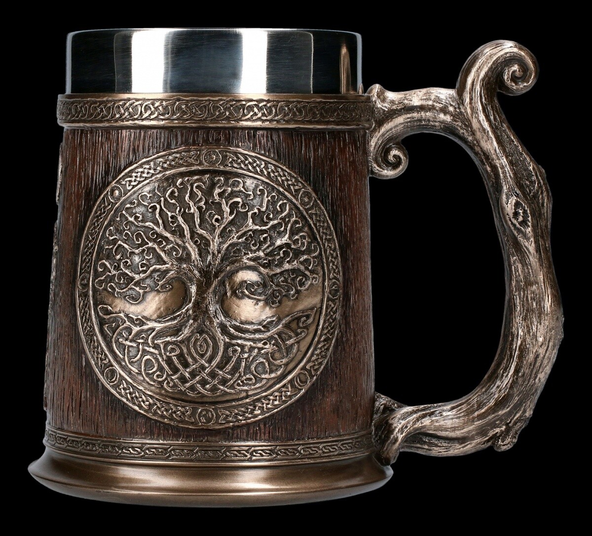 Jarra - Árbol De La Vida Yggdrasil | Jarra De Cerveza Fantasy Decoración 500ml