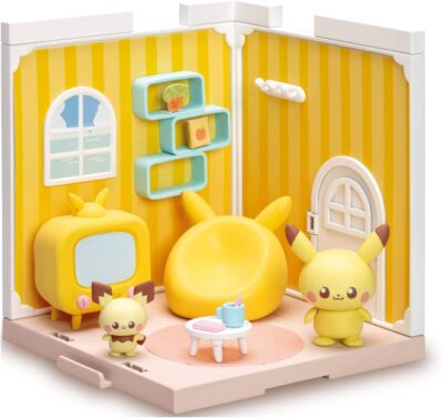 TAKARA TOMY Pokemon Peaceful Place Pokepiece House Living Pikachu