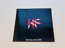 Lancia Fulvia Coupè 1600 HF 1972 original brochure poster