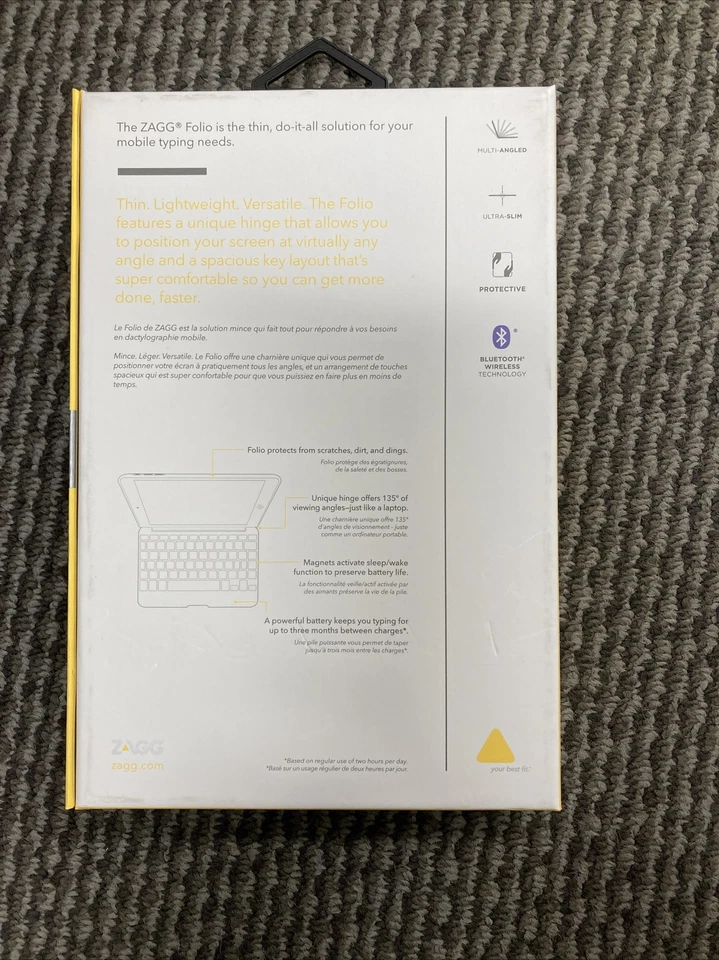 2X New ZAGG Folio Case Hinged with Bluetooth KeyboardFor iPad Mini 7.9inch-Green - Image 3 of 3