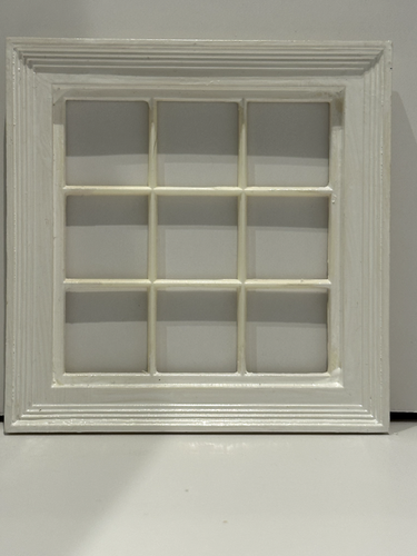 Dolls House Square Window and Pediment 1:12 Scale (Listing O3) - Picture 2 of 8