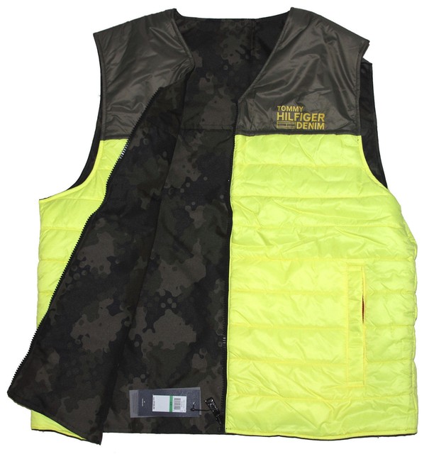 tommy hilfiger reversible puffer vest