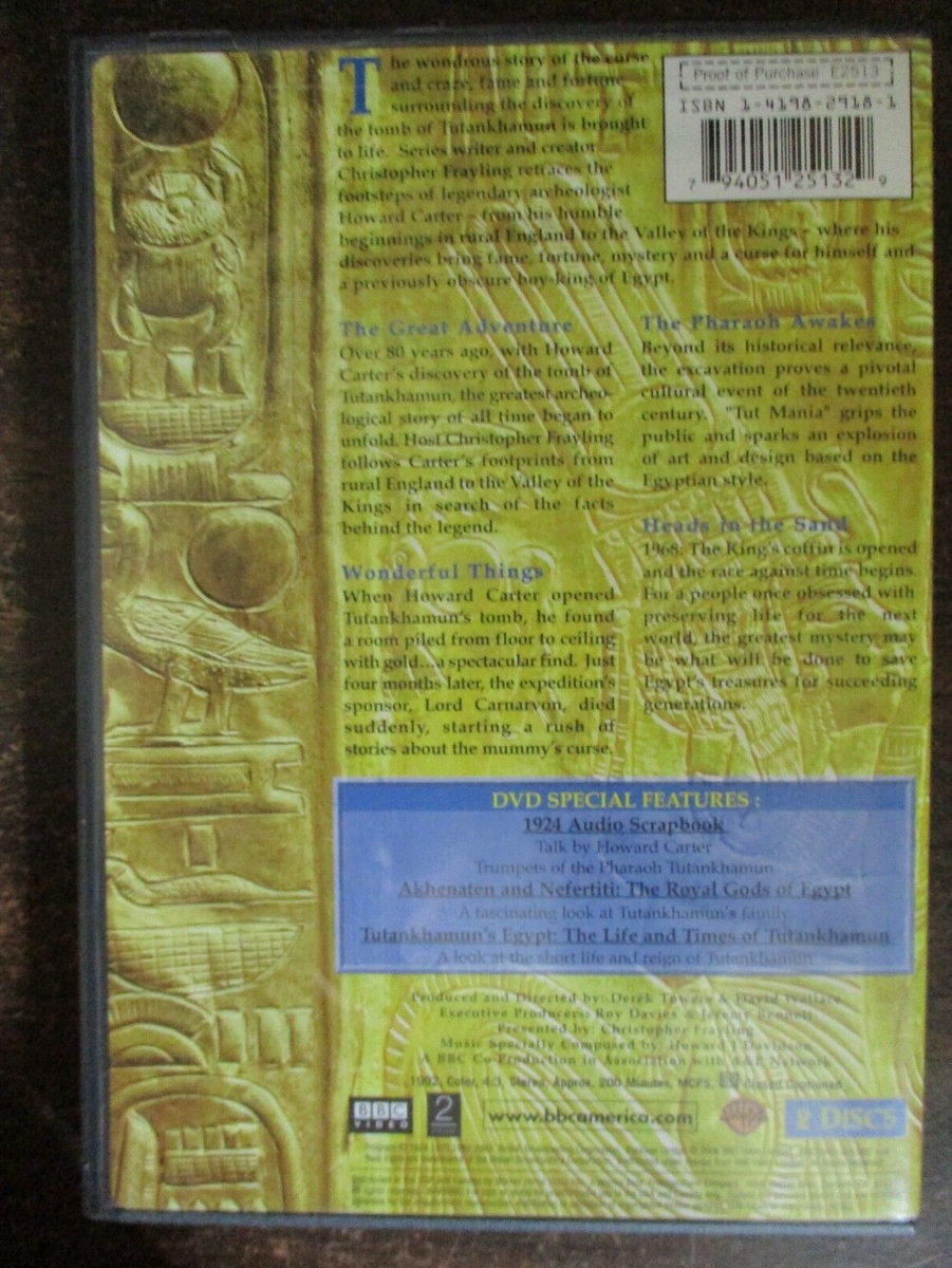 King Tut: The Face of Tutankhamun [FS DVD] BOTH VERY GOOD++ DISCS