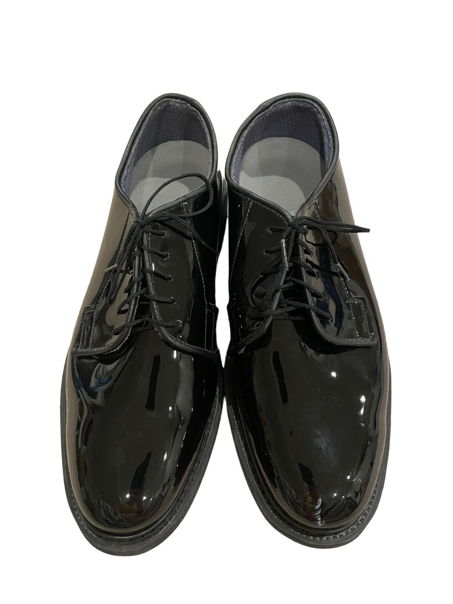 ALTAMA Oxford Military Uniform Shoes, Black Patent Leather, Size 8 E ALTAMA Oxford Military Uniform Shoes, Black Patent Leather  main image 3