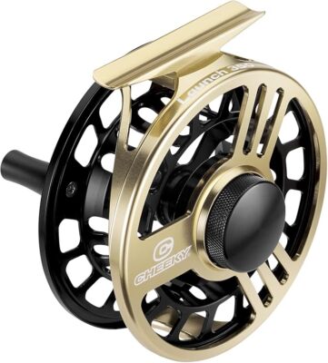 cheeky fly reels ebay Cheeky Fishing Launch 350 C-LAU-350-RGB Gold/Black Fly Reel NEW
