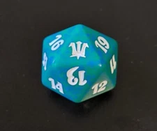 Magic the Gathering Innistrad MTG Countdown Spindown Green D20 dice 20 Sided Die