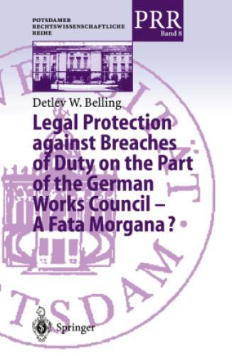 Thumbnail - Legal Protection Against Breaches Of Duty On The Part Of The German