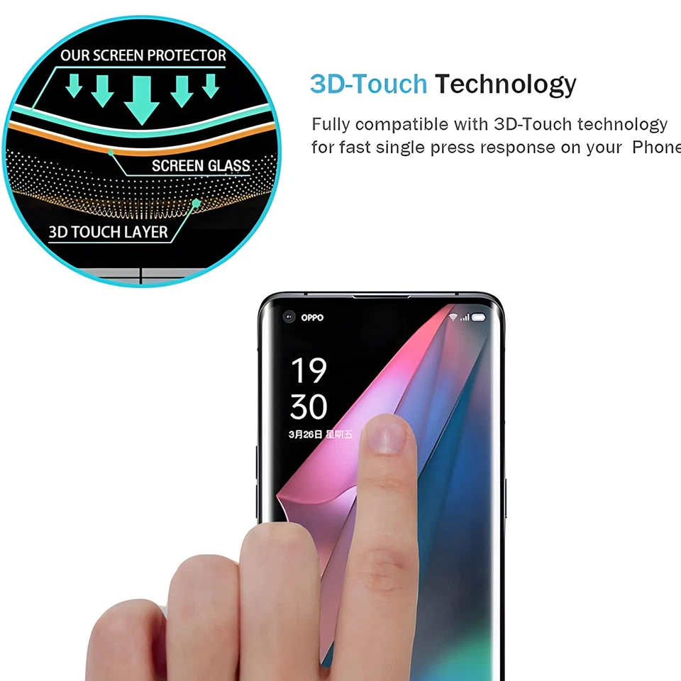 For OnePlus 12 Full Glue 5D Tempered Glass 9H Screen Protector Cover - Image 3 of 4