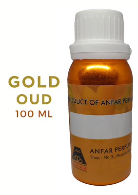 Gold Oudh by Anfar concentrated Perfume oil | 100 ml packed | Attar oil