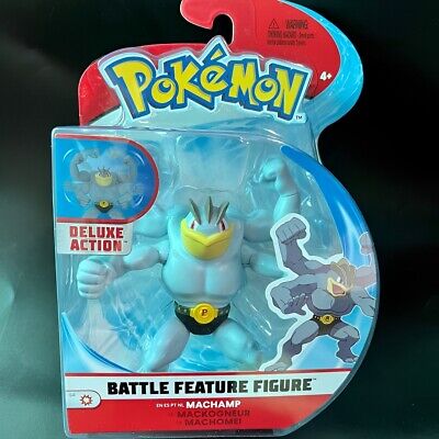 Boneco Pokémon Battle Feature Figure - Machamp 4,5 Jazwares em