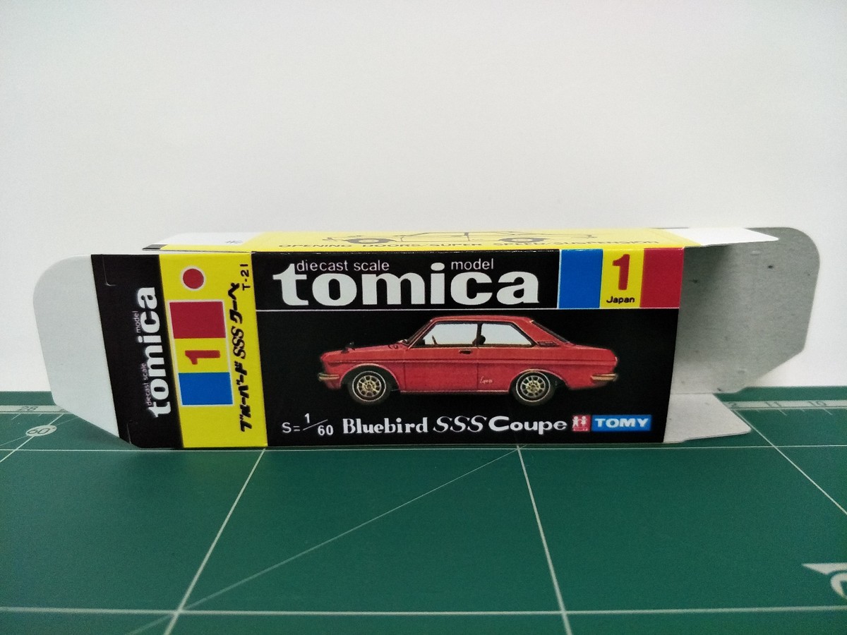 トミカ　NISSAN NEW BLUEBIRD SSS NO.1 Tomica no 1-1-1 Nissan New Bluebird SSS Coupe