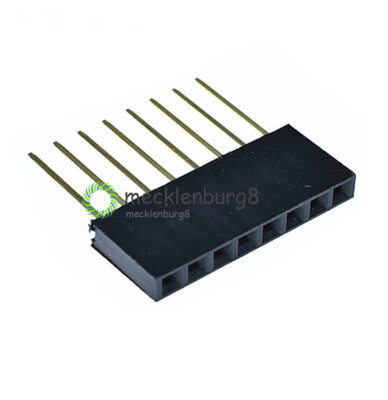 10/50/100Stks NEW 8 Pin 2.54 mm Stackable Long Legs Femal Header For Arduino S