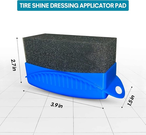 Tire Dressing Applicator Pads Color Sponge Wax Buffing Pads Tire Shine Cleaning Sponges For Car Glass Painted Steel Porcelain And More
