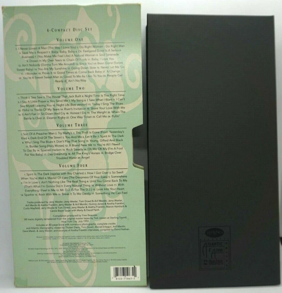 Aretha Franklin : QUEEN OF SOUL (The Atlantic Recordings) 4CD BOOK SET - RARE ! - Image 4 of 4